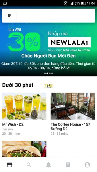 Screenshot 20180408 170440 338x600 - Dùng thử dịch vụ đặt đồ ăn LaLa: Food Delivery