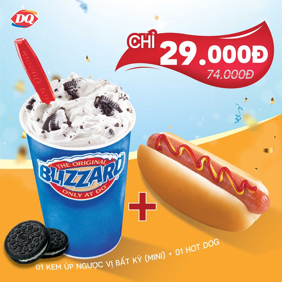 Dairy Queen ưu đãi mừng sinh nhật 5 tuổi duy nhất 12/10 TienDauRoi
