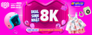 lazada đồng giá 8k