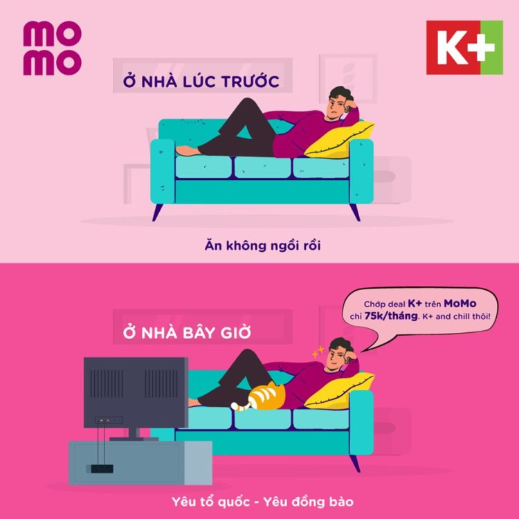 Giá chỉ còn 75K/tháng khi gia hạn gói truyền hình K+ qua ví MoMo